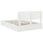 Cama con almacenamiento 150 x 200 cm Madera de ingeniería
