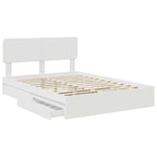 Cama con almacenamiento 140 x 190 cm Madera de ingeniería