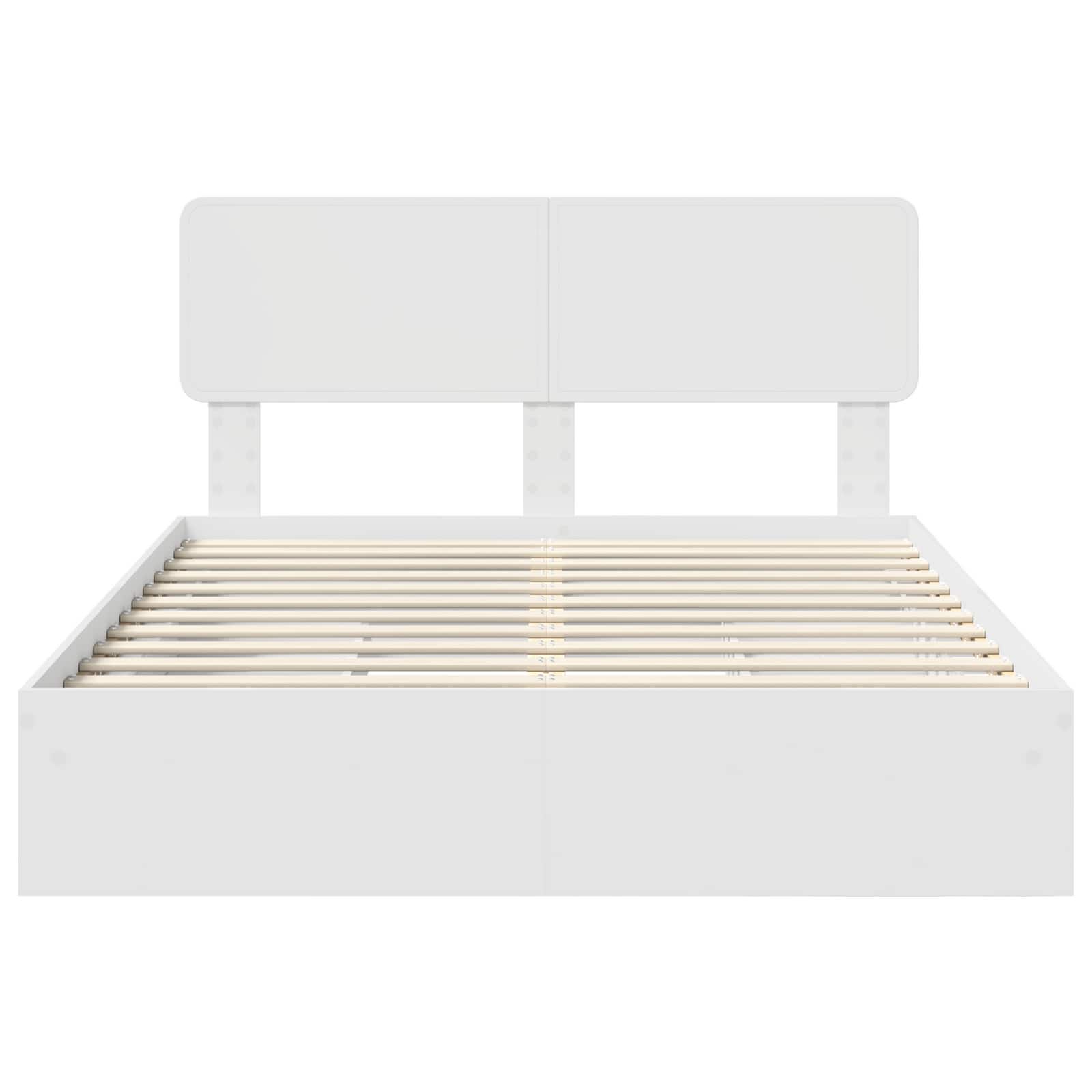 Cama con almacenamiento 140 x 190 cm Madera de ingeniería
