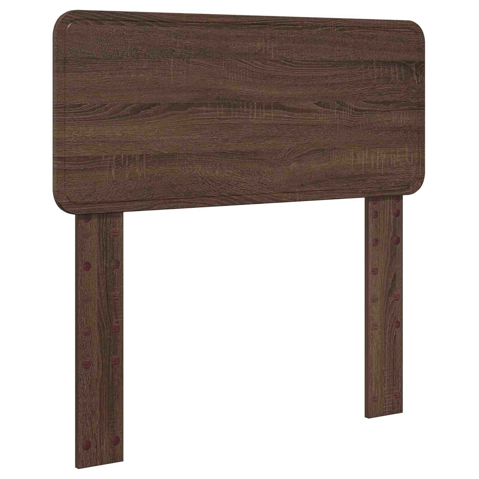 Cama con almacenamiento con cabecera Roble Marrón 100 x 200 cm