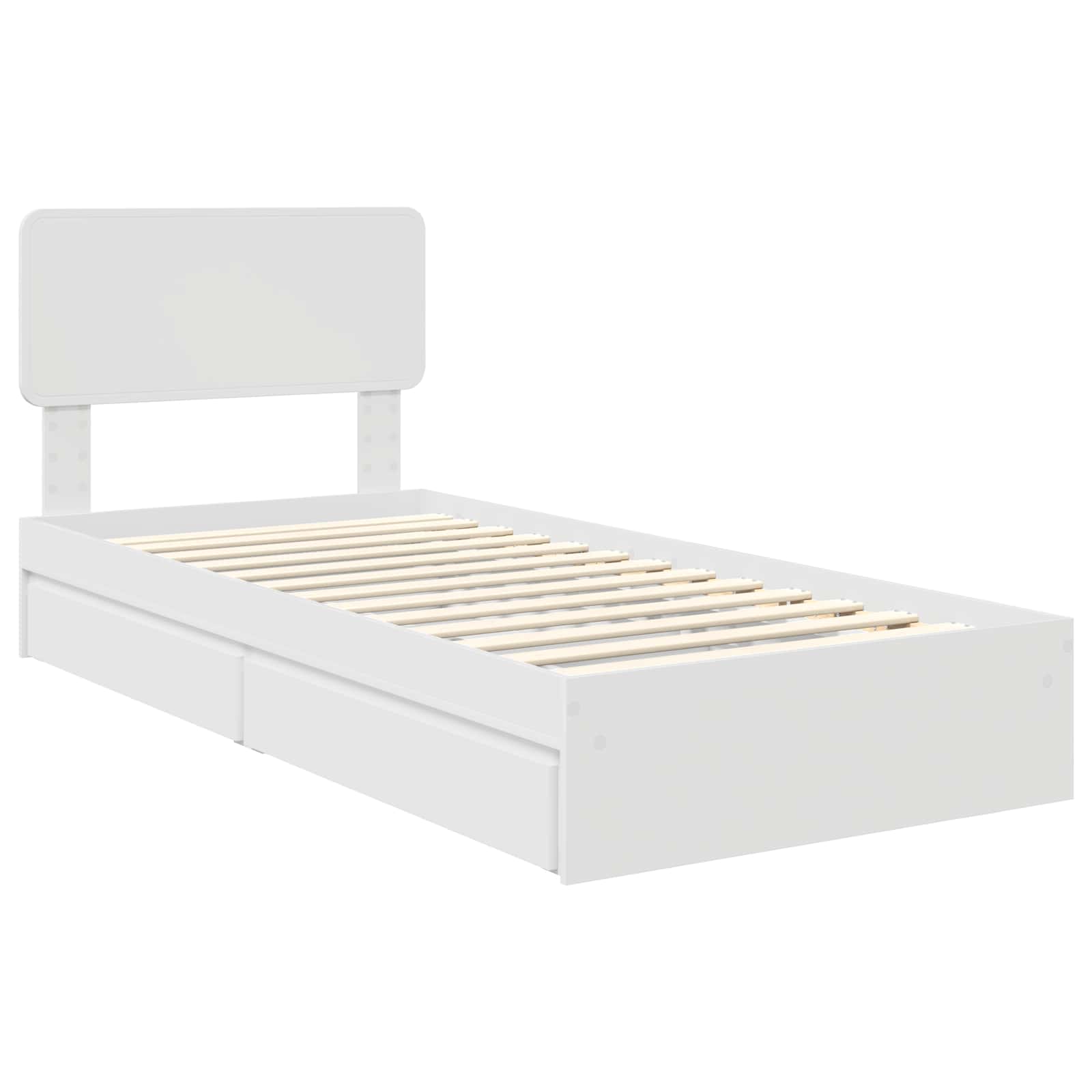 Cama con almacenamiento 90 x 200 cm Madera de ingeniería