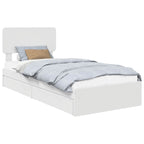 Cama con almacenamiento 90 x 190 cm Madera de ingeniería