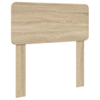 Cama con almacenamiento con cabecera Roble Sonoma 90 x 190 cm