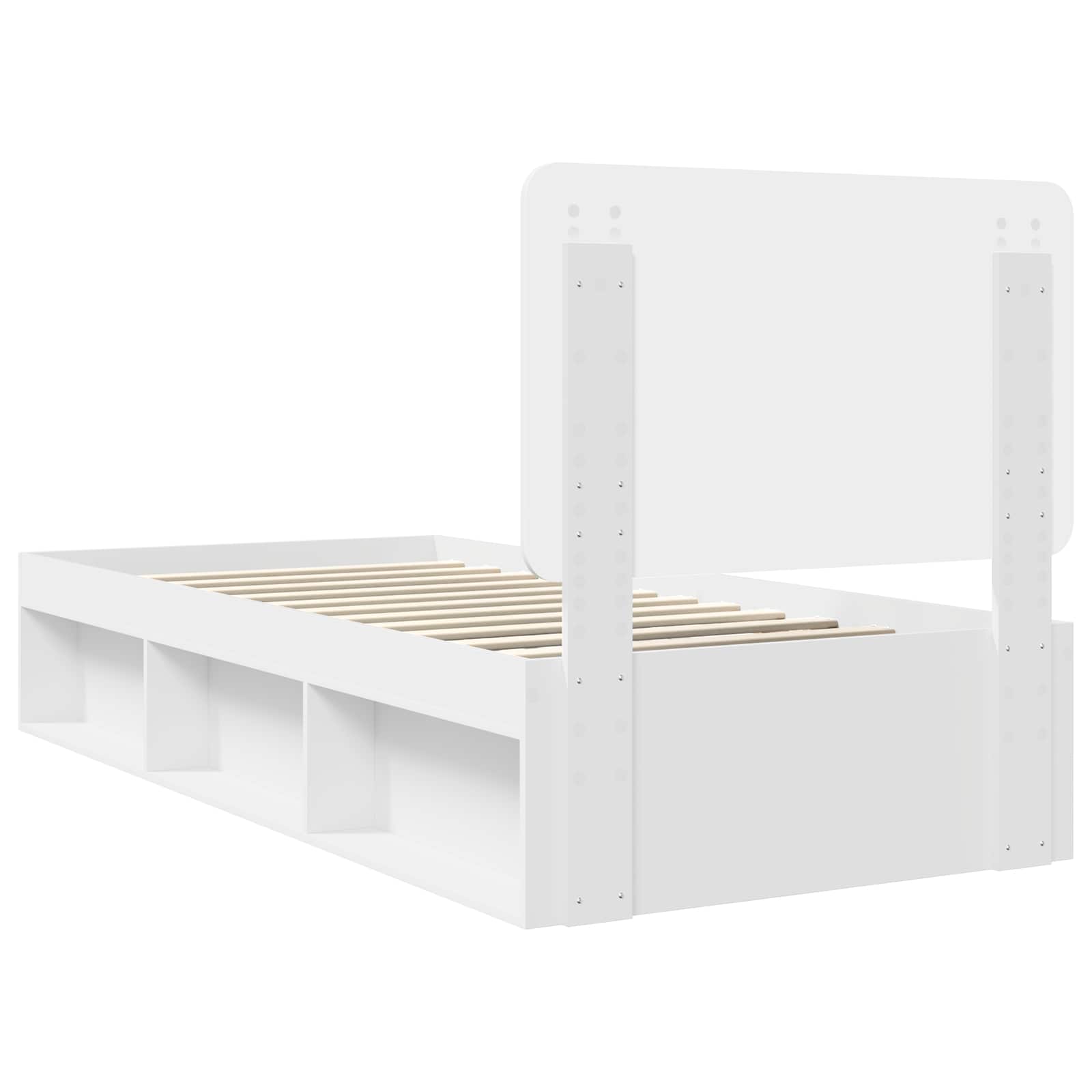 Estructura de cama 100 x 200 cm Madera de pino macizo