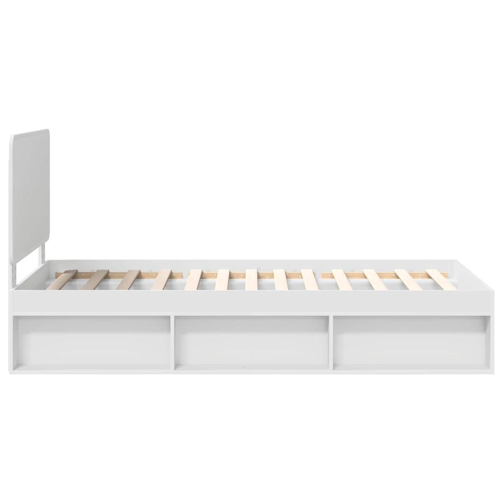 Estructura de cama 100 x 200 cm Madera de pino macizo