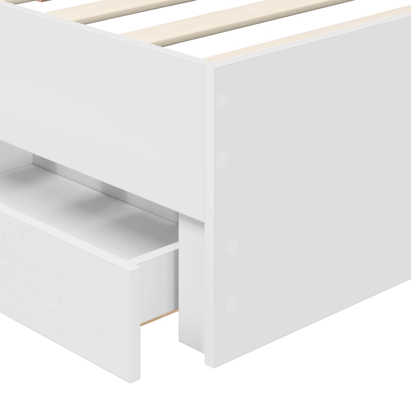 Estructura de cama con cajón 100 x 200 cm Madera Ingenieril