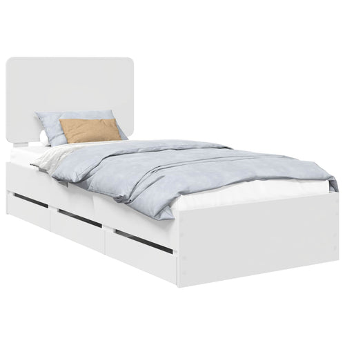 Estructura de cama con cajón 100 x 200 cm Madera Ingenieril