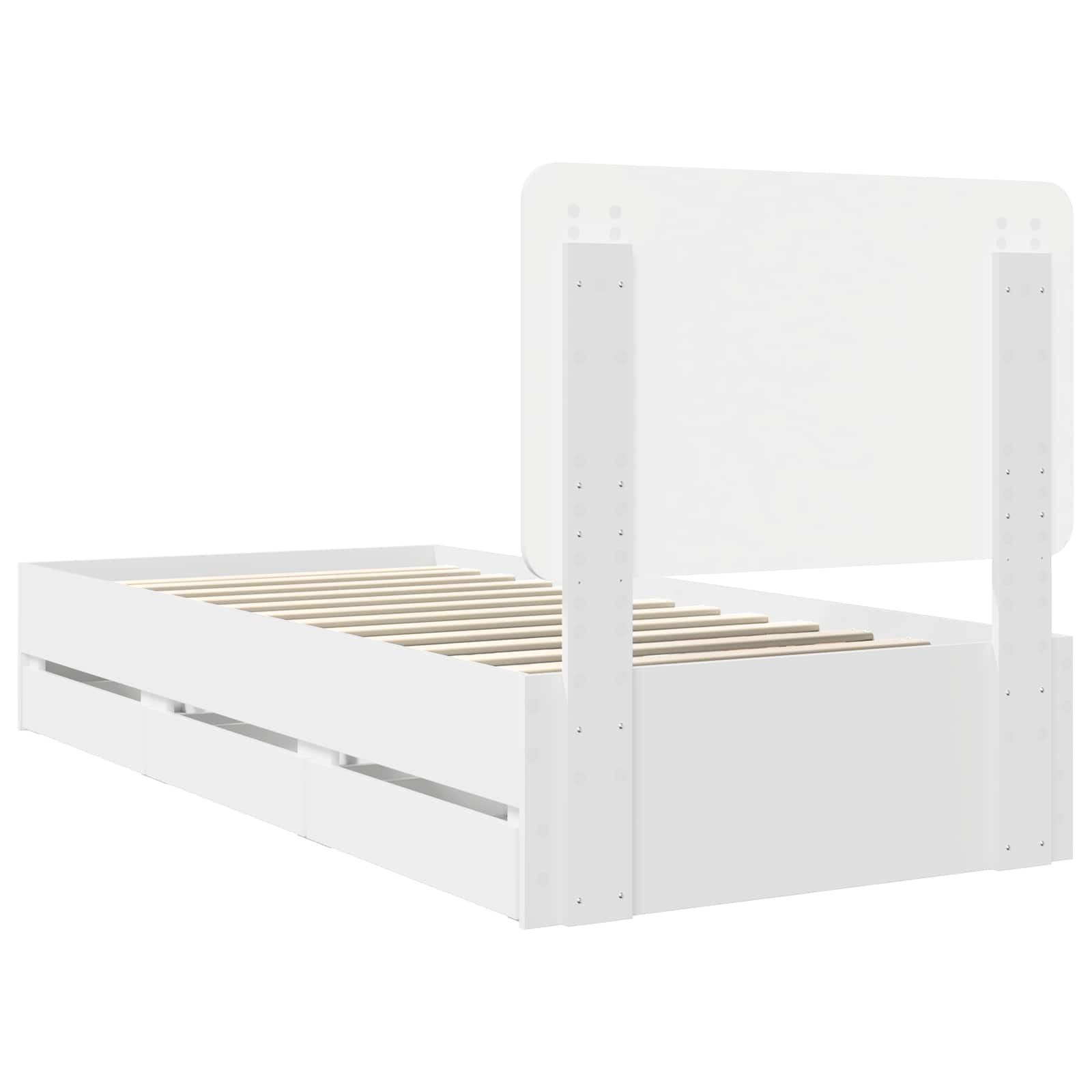 Estructura de cama con cajón 100 x 200 cm Madera Ingenieril