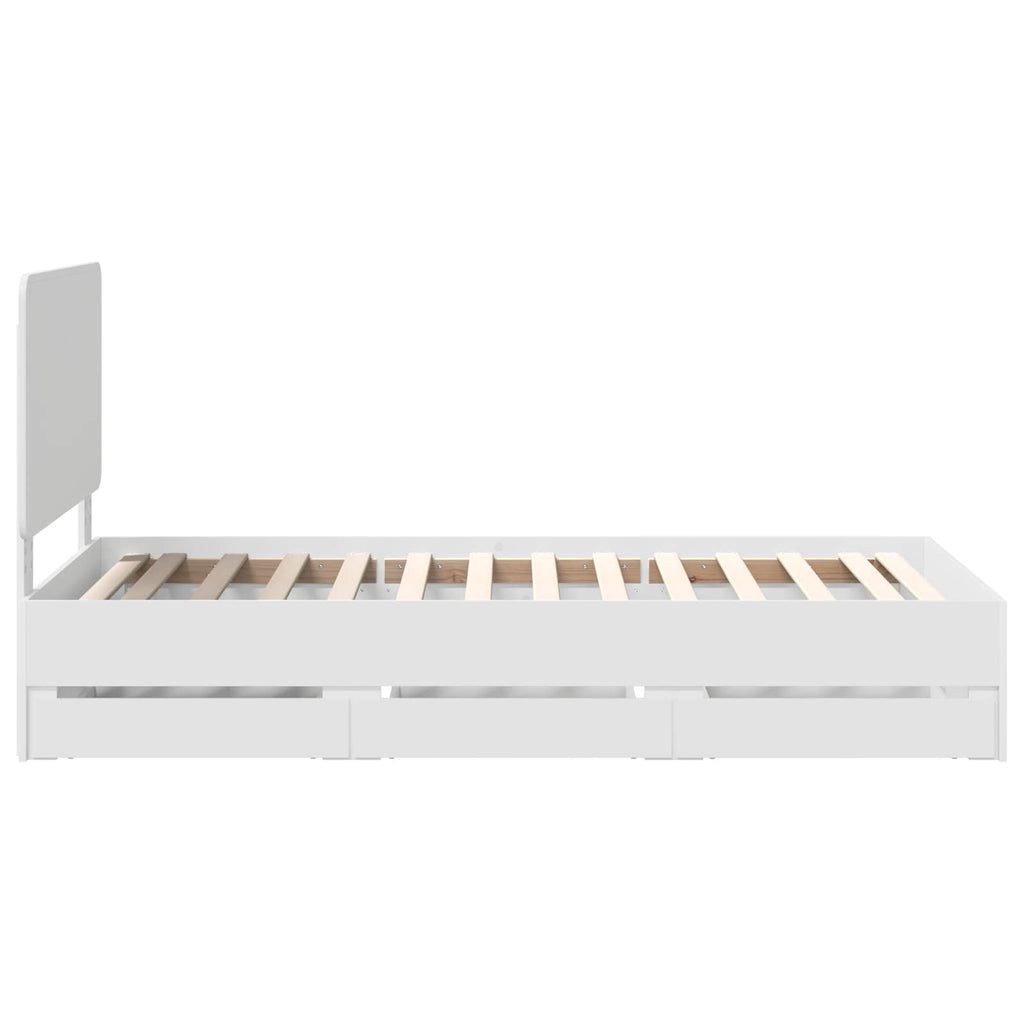 Estructura de cama con cajón 100 x 200 cm Madera Ingenieril