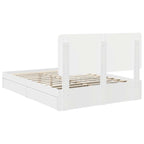 Cama con almacenamiento 140 x 190 cm Madera de ingeniería