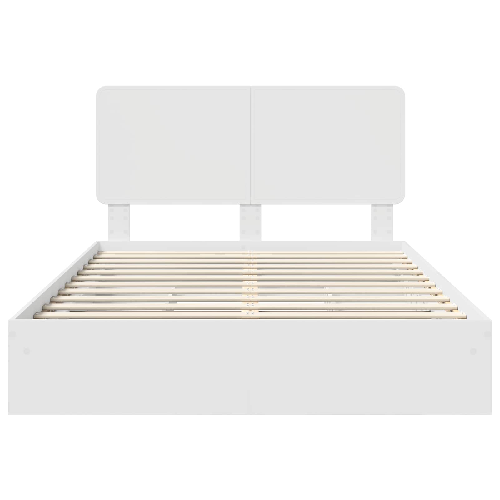 Cama con almacenamiento 140 x 190 cm Madera de ingeniería