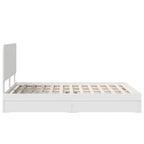 Cama con almacenamiento 140 x 190 cm Madera de ingeniería