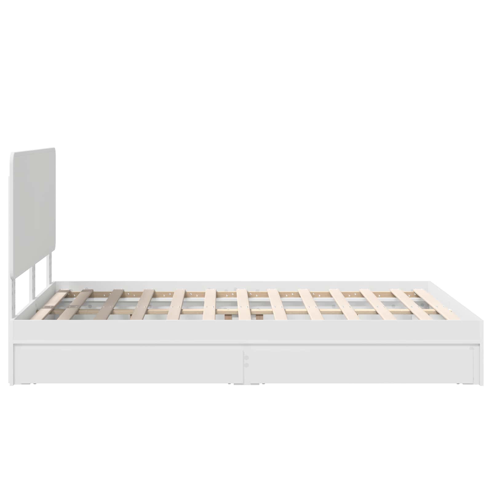 Cama con almacenamiento 140 x 190 cm Madera de ingeniería