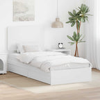 Cama con almacenamiento 140 x 190 cm Madera de ingeniería