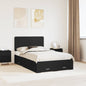 Estructura de cama con cabecera Gris Concreto 100 x 200 cm