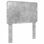 Estructura de cama con cabecera Gris Concreto 100 x 200 cm