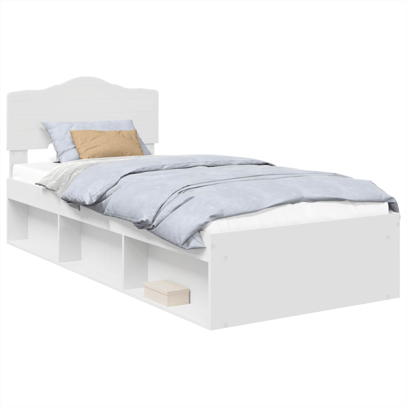 Estructura de cama 100 x 200 cm Madera de pino macizo