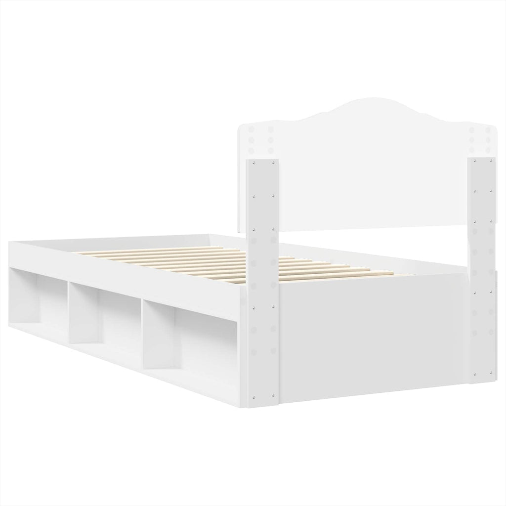 Estructura de cama 100 x 200 cm Madera de pino macizo