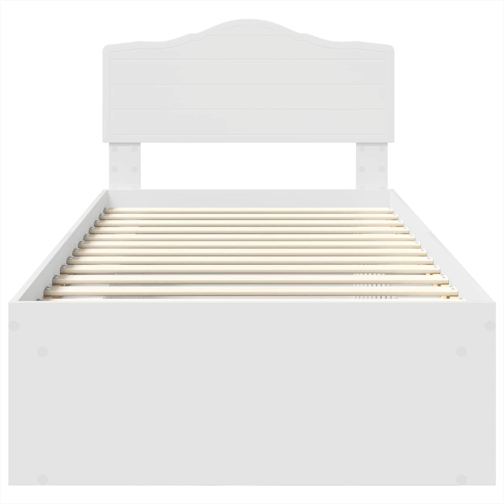 Estructura de cama 100 x 200 cm Madera de pino macizo