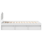 Estructura de cama 100 x 200 cm Madera de pino macizo