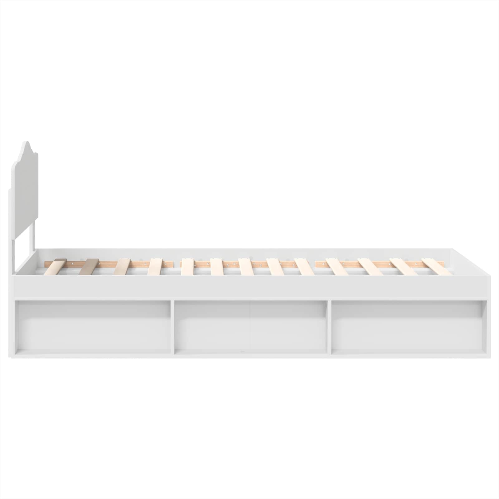 Estructura de cama 100 x 200 cm Madera de pino macizo