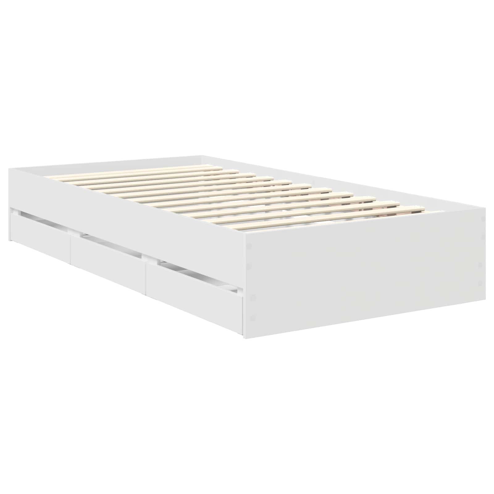 Estructura de cama con cajón 100 x 200 cm Madera Ingenieril