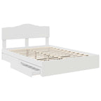Cama con almacenamiento 140 x 190 cm Madera de ingeniería