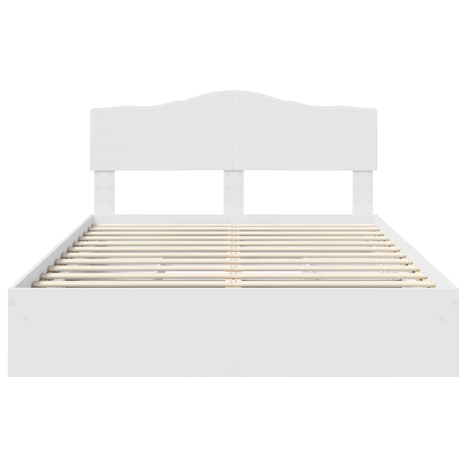 Cama con almacenamiento 140 x 190 cm Madera de ingeniería