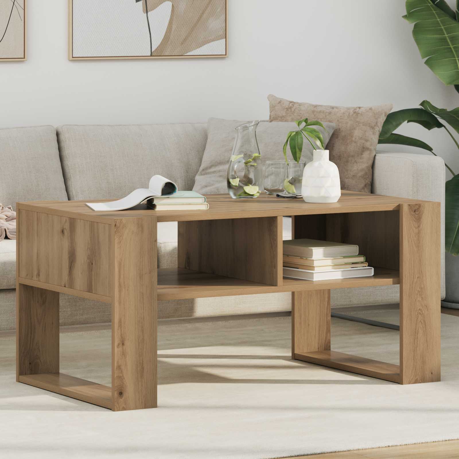 Coffee Table 66 x 53 x 45 cm Engineered Wood