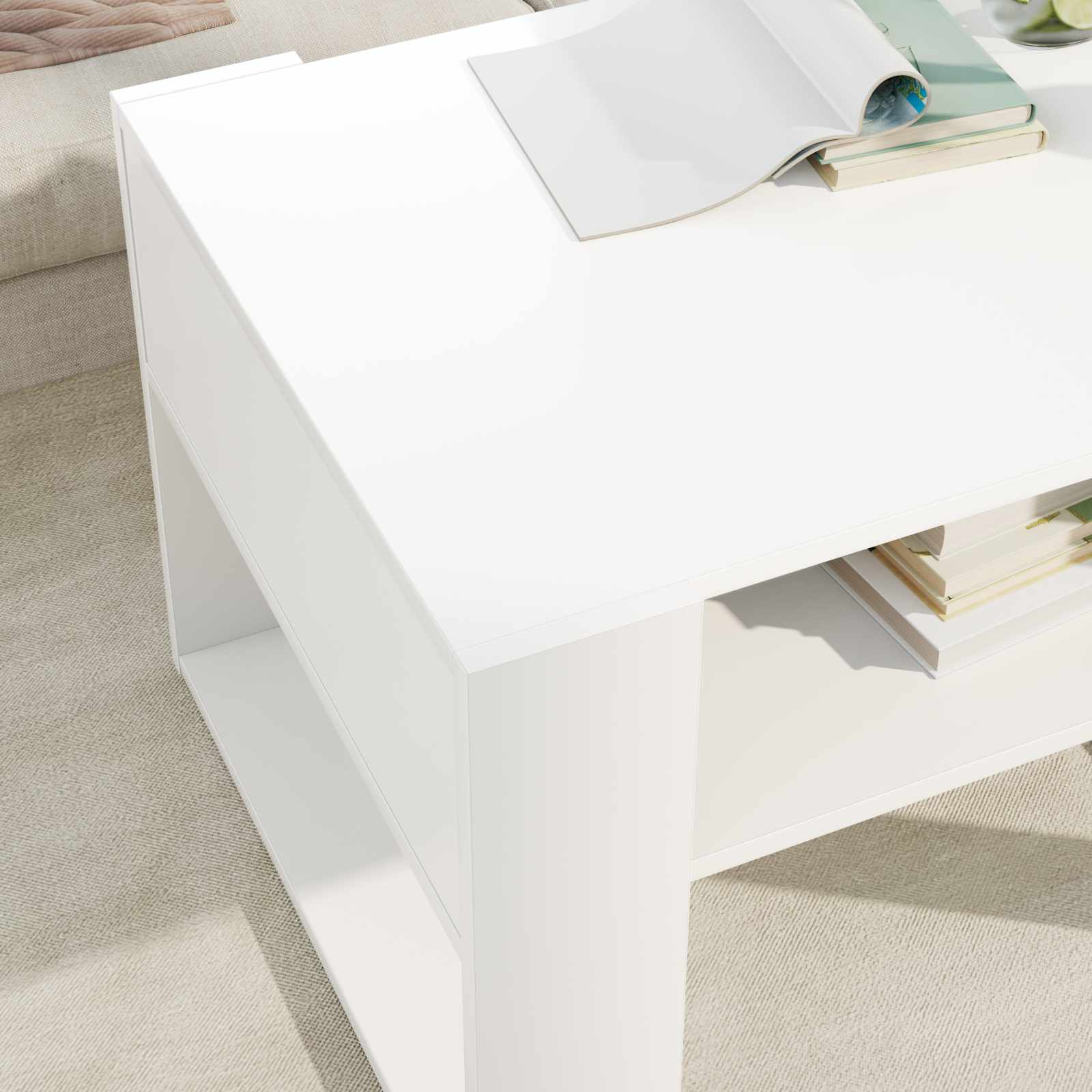 Mesa de Café 66 x 53 x 45 cm Madera de ingeniería