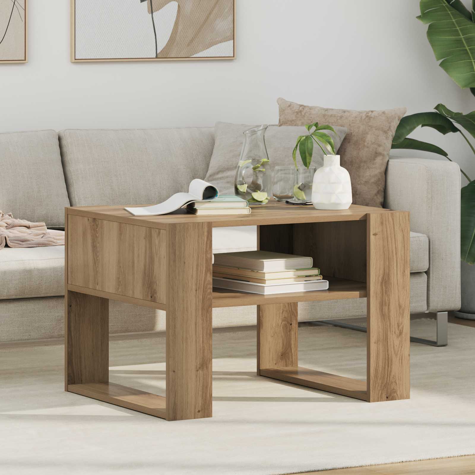 Coffee Table 66 x 53 x 45 cm Engineered Wood