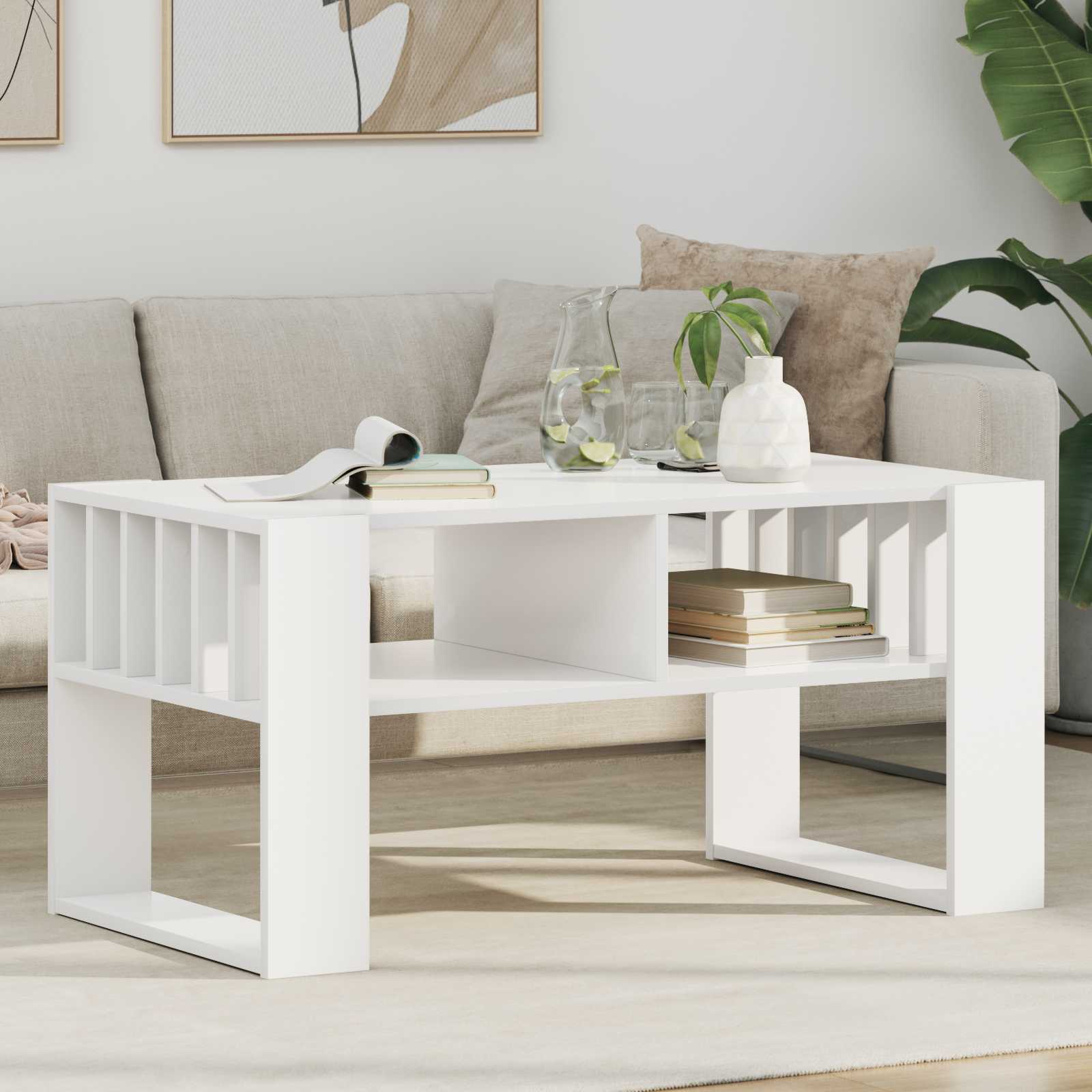 Coffee Table 66 x 49.5 x 45 cm Engineered Wood