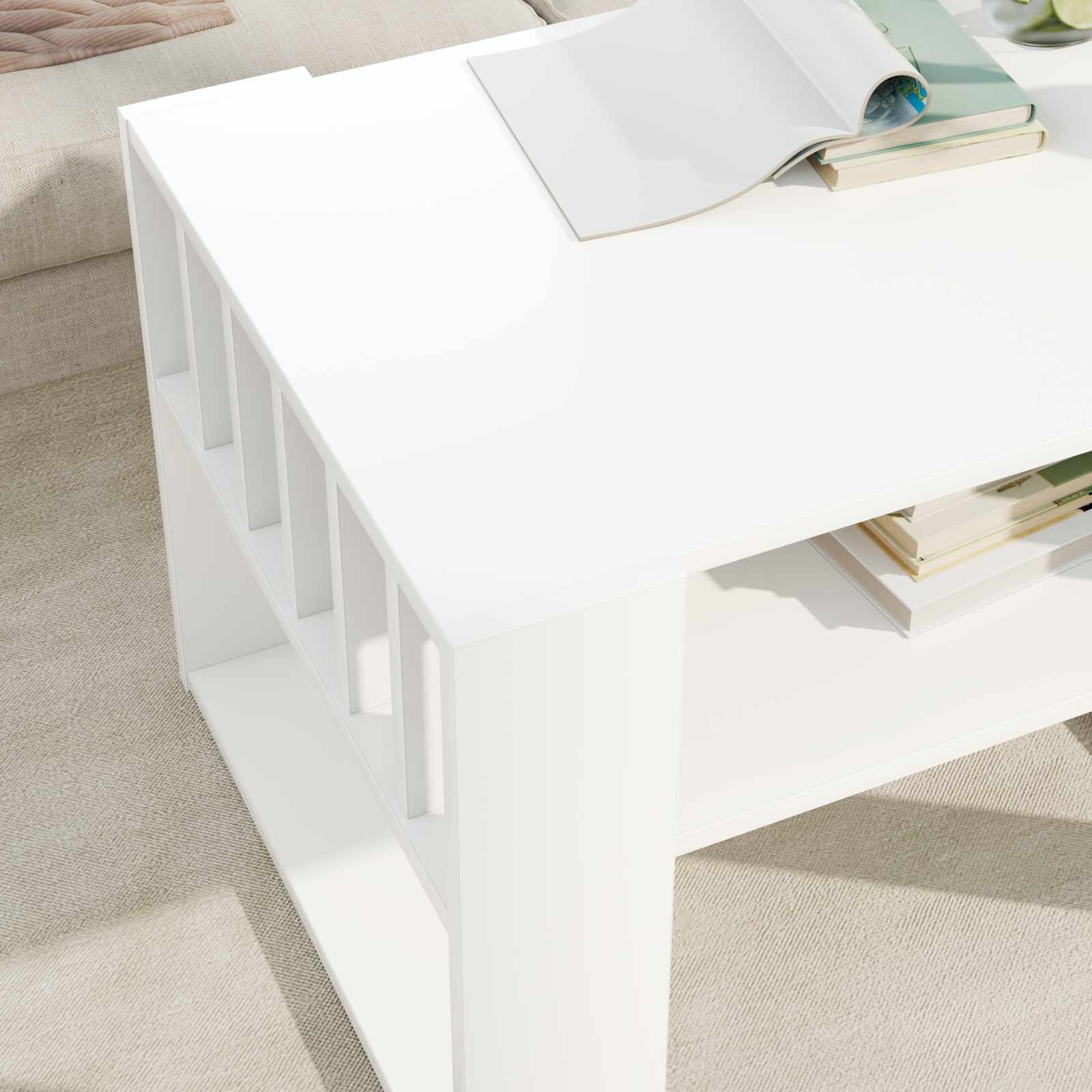 Mesa de Café 66 x 49,5 x 45 cm Madera de ingeniería