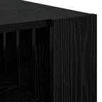Mesa de Café Roble Negro 66 x 49,5 x 45 cm Madera de ingeniería