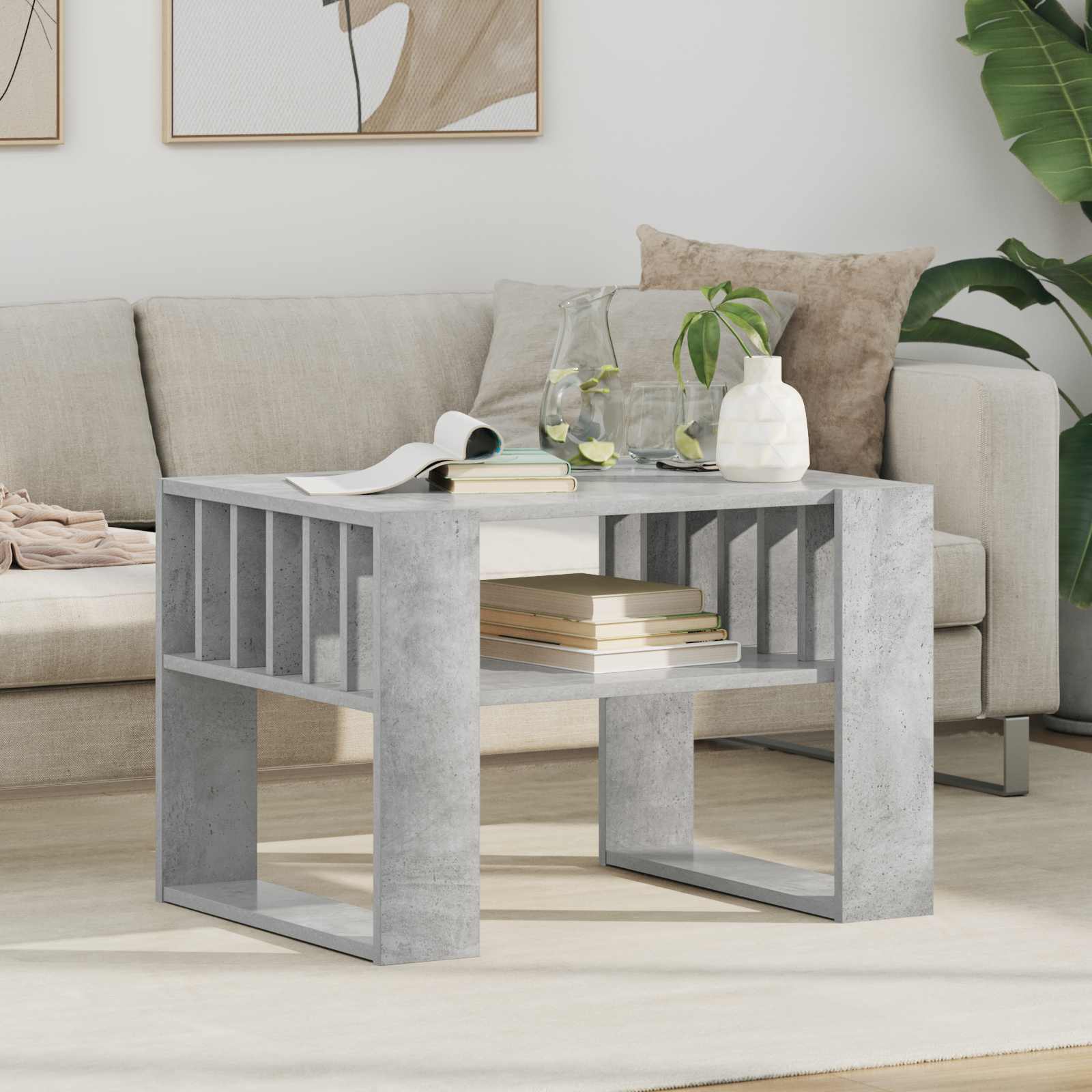 Coffee Table 66 x 49.5 x 45 cm Engineered Wood