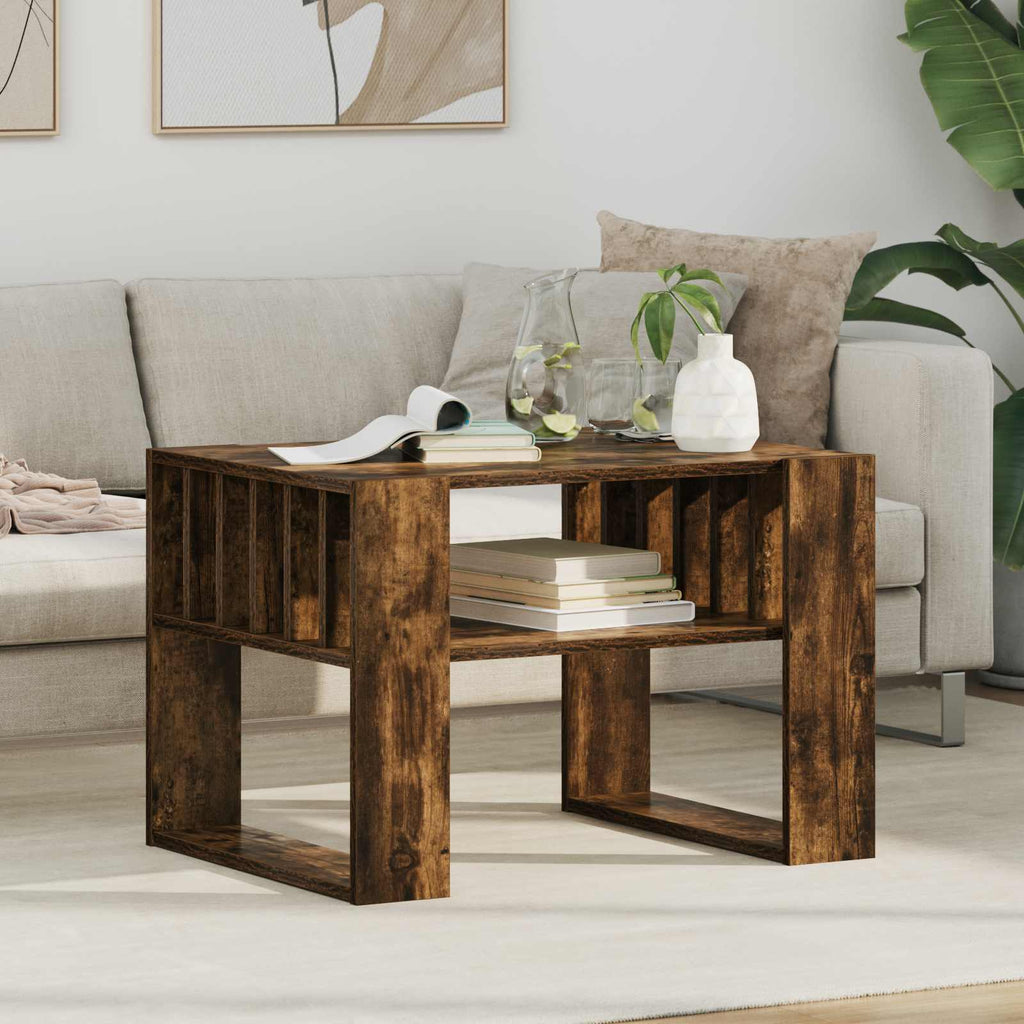 Mesa de Café Roble ahumado 66 x 49,5 x 45 cm