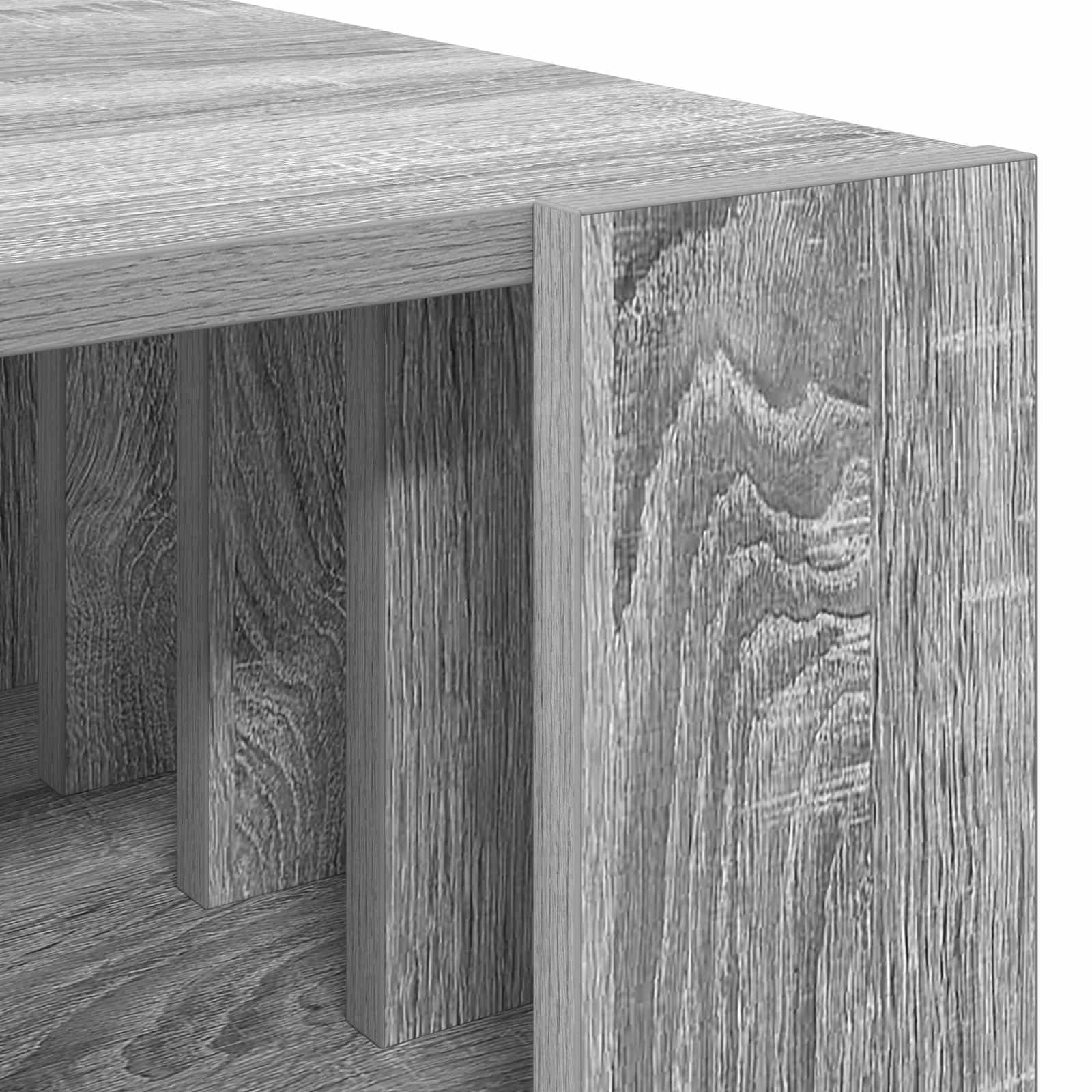 Mesa de Café Gris Sonoma 66 x 49,5 x 45 cm Madera de ingeniería