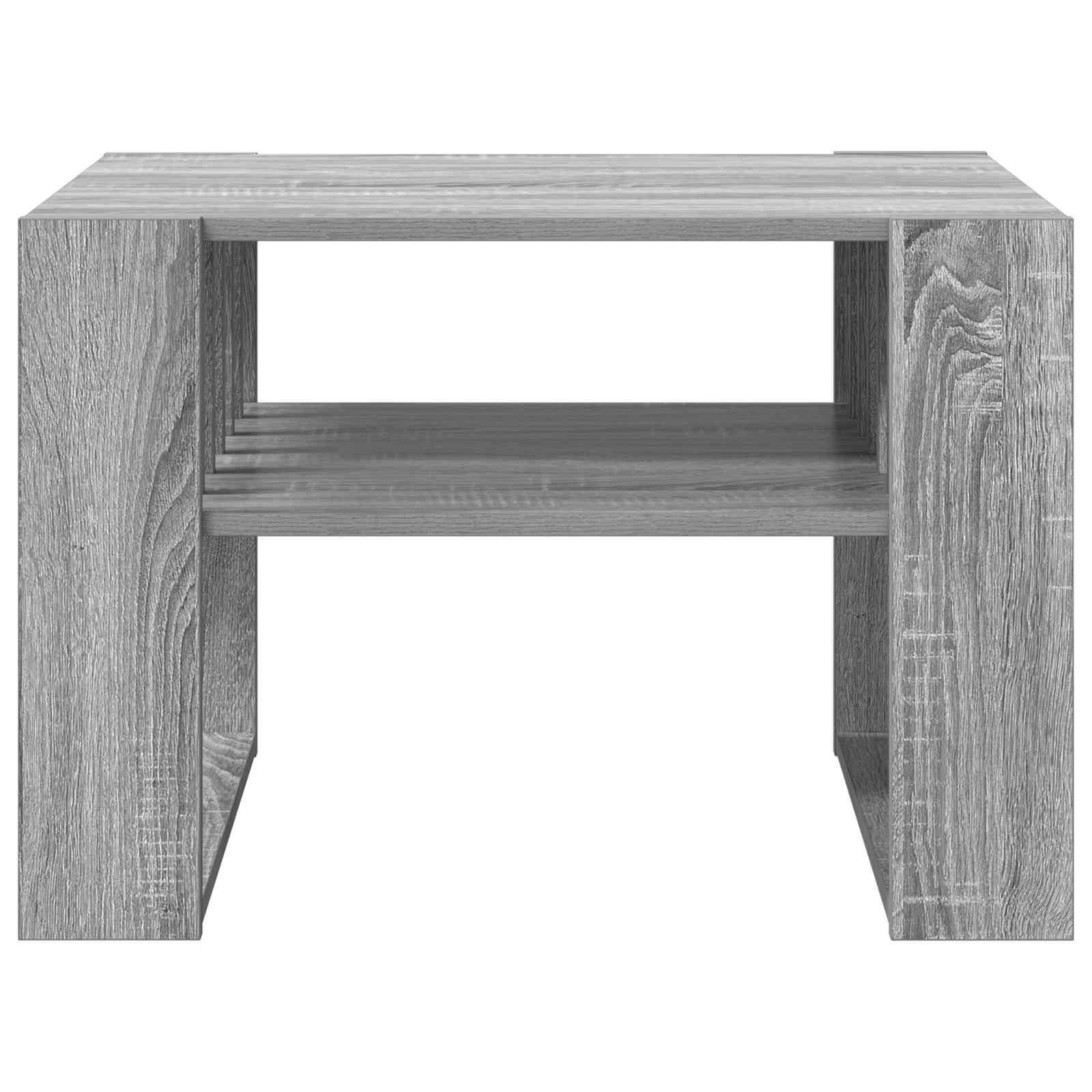 Mesa de Café Gris Sonoma 66 x 49,5 x 45 cm Madera de ingeniería