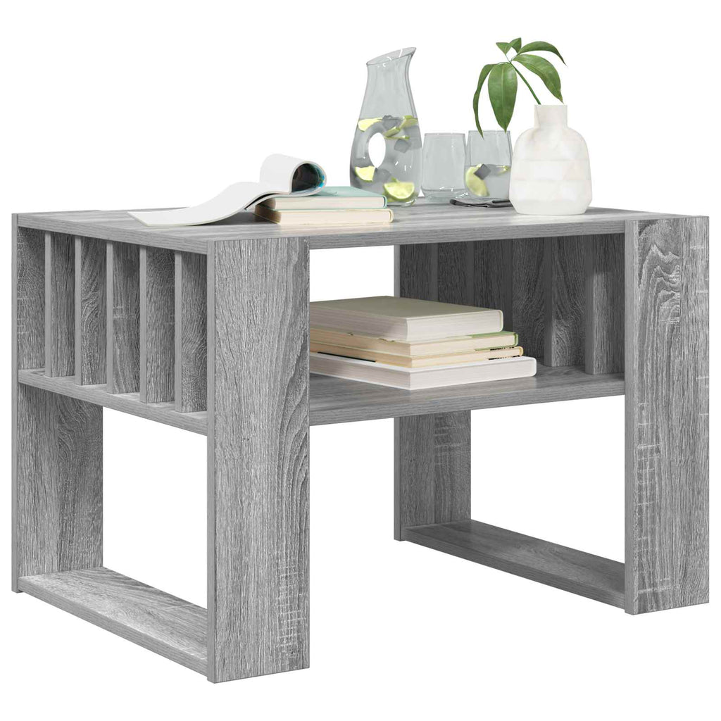 Mesa de Café Gris Sonoma 66 x 49,5 x 45 cm Madera de ingeniería