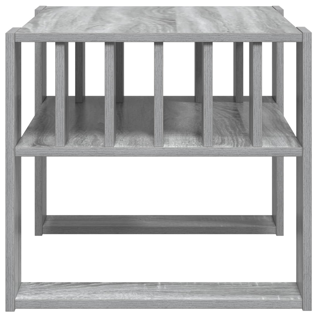Mesa de Café Gris Sonoma 66 x 49,5 x 45 cm Madera de ingeniería