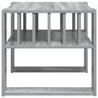 Mesa de Café Gris Sonoma 66 x 49,5 x 45 cm Madera de ingeniería