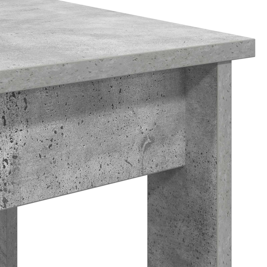 Juego de Mesas de Centro 2 pcs Gris Concreto