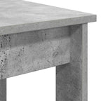 Juego de Mesas de Centro 2 pcs Gris Concreto