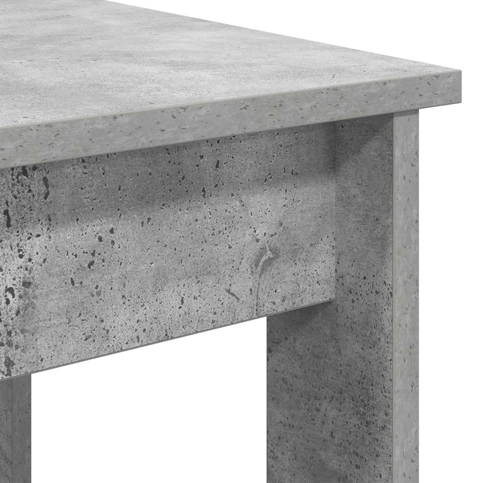 Juego de Mesas de Centro 2 pcs Gris Concreto