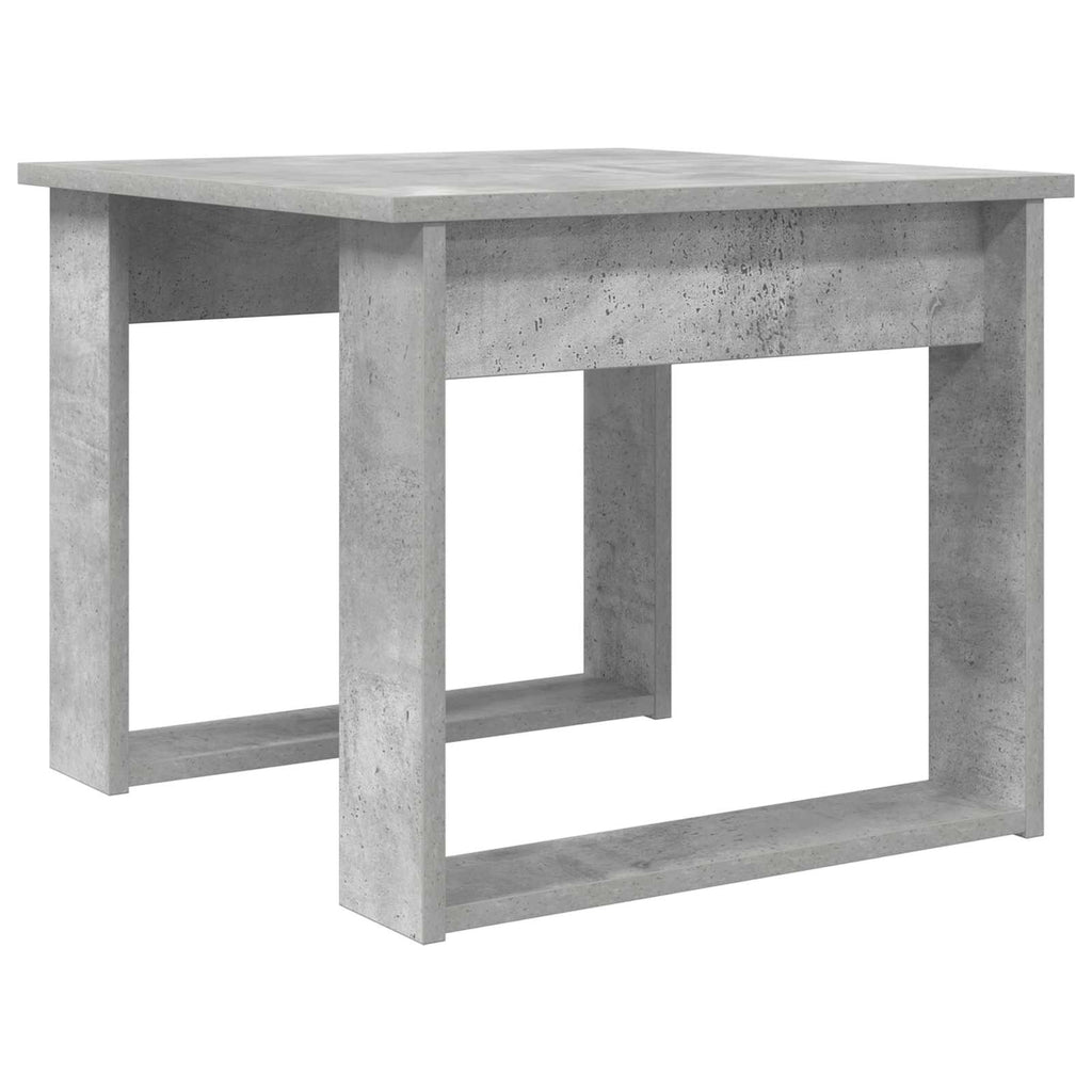 Juego de Mesas de Centro 2 pcs Gris Concreto