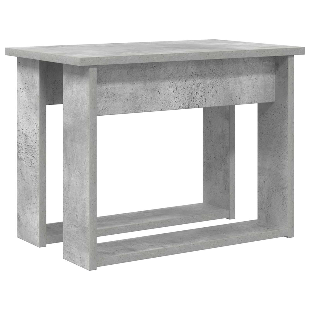 Juego de Mesas de Centro 2 pcs Gris Concreto