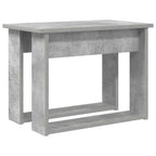 Juego de Mesas de Centro 2 pcs Gris Concreto