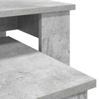 Juego de Mesas de Centro 2 pcs Gris Concreto