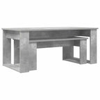 Juego de Mesas de Centro 2 pcs Gris Concreto