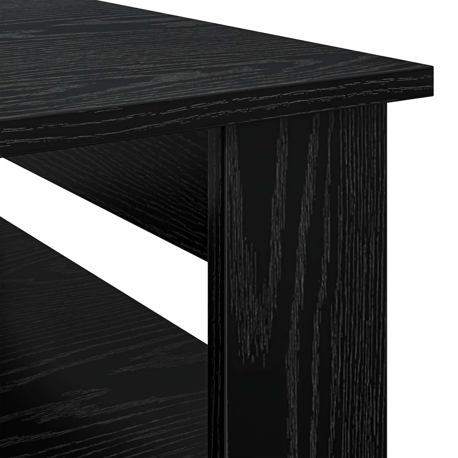 Mesa de Café Roble Negro 64 x 54 x 44 cm Madera de ingeniería